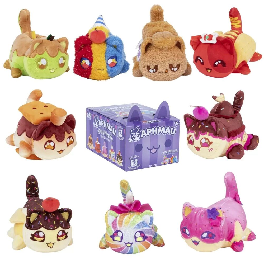 2025 Aphmau MeeMeows CARNIVAL TREATS 6" Mystery Plush Cat Litter 7 New